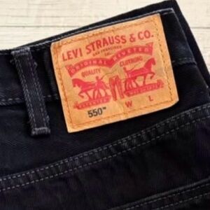 Levi’s 550 Black Jeans Men’s 44 x 34